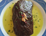 Foto del paso 6 de la receta: Bacalao con Alioli de Ajo Negro Gratinado y Pil Pil