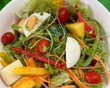 Hình bước làm 4 của món Salad Lựu Và Cách Bổ Quả Lựu