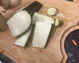 A picture of step 3 of Yannis’ Moussaka!.