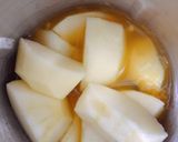 Hình bước làm 1 của món Sinh Tố Cam Táo