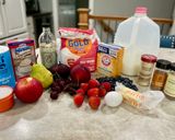 A picture of step 1 of Summer Fruit Cobbler.