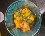 A picture of step 2 of Mango Virgin Mojito.