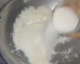 A picture of step 1 of Double layer Coconut Burfi (Without Milkmade,Without Mawa).