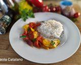 Foto del passaggio 4 della ricetta Peperoni e riso basmati