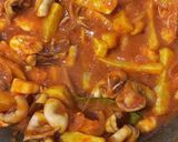 Foto langkah ke 3 dari resep Udang Cumi Saos Padang.