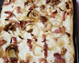A picture of step 9 of Flammekueche (Tarte Flambée).
