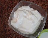 A picture of step 2 of Orange custard pudding.