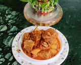 A picture of step 4 of Jackfruit Potato Curry.