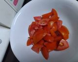 รูปขั้นตอนการทำที่ 1 ของ มะเขือเทศผัดไข่