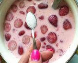Gyümölcsleves főzès nélkül tej-cukor-glutèn mentes🍓....🤗 recept fázis 4 fotója