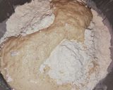 A picture of step 1 of Grandma's dougnuts.