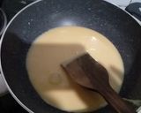 A picture of step 1 of Mawa Burfi.