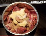 A picture of step 2 of Lamb meat soup 🍲.