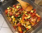 Une image de l'étape 24 de Gratin de légumes multicolores au lard, emmental et persil.