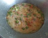 A picture of step 11 of Semolina & vermicelli upma with lots of veggie.