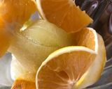 A picture of step 1 of Cucumber, Orange, and Chia Smoothie.