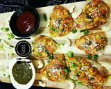 A picture of step 19 of Vegetable paneer rice samosa.