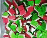 Foto del paso 8 de la receta: Gelatina tricolor con crema