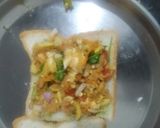शेव चीझ व्हेजी पीनट सॅण्डविच (shev cheese veggie peanut sandwich recipe in marathi) रेसिपी स्टेप 3 फोटो 