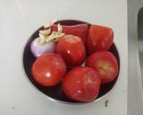 A picture of step 1 of Cream of tomato soup.