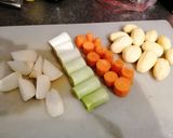 Une image de l'étape 1 de Légumes styles Fukume-ni 2ème recette.