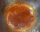 A picture of step 2 of Rogan Murgh/Chicken.