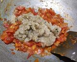 A picture of step 7 of Baingan Bhaji.