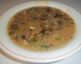 Foto del paso 8 de la receta: Tortilla de ajos tiernos, champiñones y atún