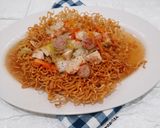 Foto langkah ke 5 dari resep RESEP IFUMIE GORENG SIRAM:LEZAT!.