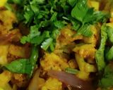 A picture of step 3 of Vegetables soya chunk Biryani cauliflower.