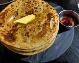 A picture of step 4 of Bajra Rotla Pearl Millet Flour.