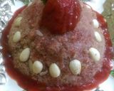 A picture of step 4 of Strawberry Almond Lapsi.