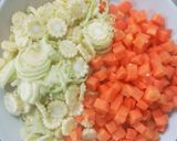 Gambar langkah 3 resipi Bubur Pedas Sarawak.