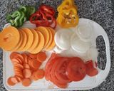 Foto del paso 3 de la receta: Pastel colorido de vegetales