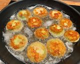 Une image de l'étape 3 de Courgettes rondes panées.