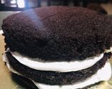 A picture of step 1 of 75th Independence Day Cake.