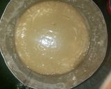 A picture of step 4 of Vanilla chocolate checker board cake.