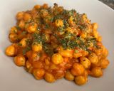 Foto del paso 5 de la receta: Garbanzos de bote con calabacín