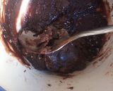 A picture of step 1 of Choco stuffed milk balls.