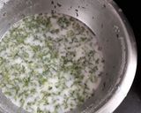 A picture of step 1 of Rava dosa and tomato garlic chutney.