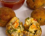 A picture of step 17 of Healthy Protein-Rich Corn Paneer Bites 🌽🧀 | Wholesome & Nutritious Snack.