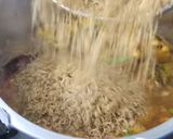 A picture of step 3 of Brown rice pulao (cooker recipe).