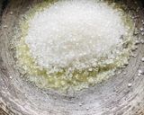 A picture of step 2 of Coconut rice with tricolour Salad.
