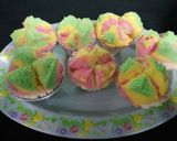 Foto langkah ke 5 dari resep Bolu kukus pelangi anti gagal.
