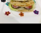 A picture of step 4 of Mc Arabia (fast food style).