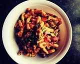 A picture of step 3 of Kurkure Bhel.
