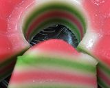 Foto langkah ke 6 dari resep Kue lapis kanji dan tepung. Enak dan kenyal.