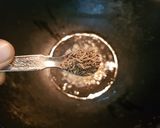 A picture of step 3 of Brinjal Stir fry Poriyal.