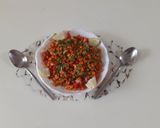 A picture of step 2 of Spicy Chana Dal Chat.