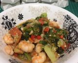 Foto langkah ke 9 dari resep Tumis Udang Brokoli Super Pedas.